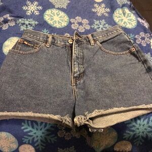 Women’s Size 9-10 Route 66 Blue Denim No Stretch Shorts